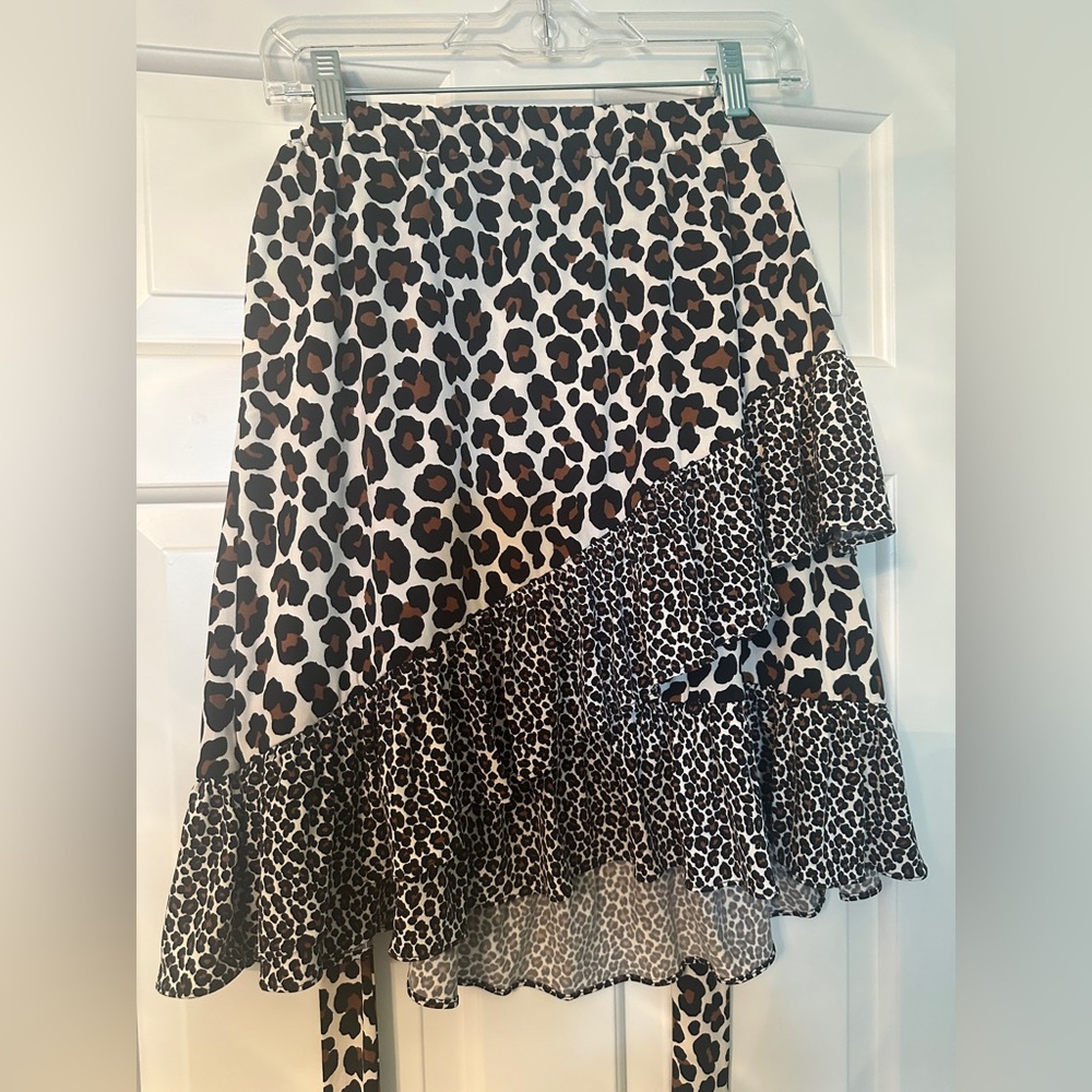 NWT MICHAEL Michael Kors Animal Print Skirt